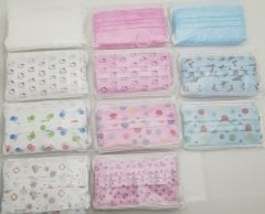 Desamed Çocuk Maske 3 Katlı Meltblown Filtreli 50 Adet (ÜTS Kayıtlı) Karma Renk - 6'lı Kutu